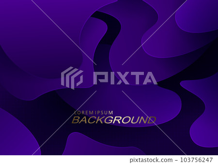 Blue dark background , abstract oval shapes, thin wavy stripes Blue dark background , abstract oval shapes, thin wavy stripes 103756247