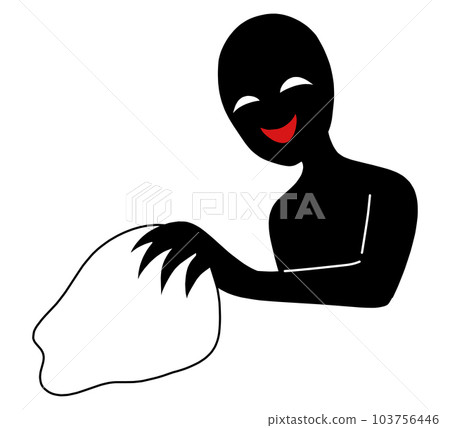 提取某物的黑客圖像的插圖素材 103756446