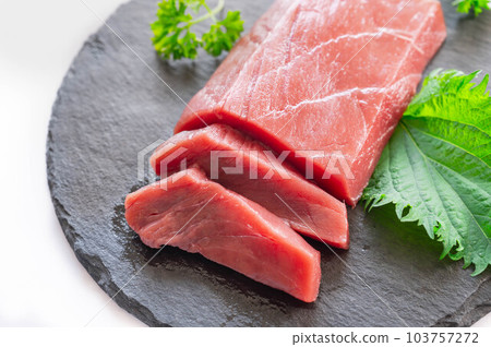 切金槍魚柵欄瘦肉 切金槍魚柵欄瘦肉 103757272