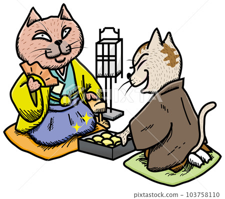 Evil magistrate's cat taking bribes Evil magistrate's cat taking bribes 103758110