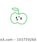 Apple icon on background for graphic and web design. Creative illustration concept symbol for web or mobile app 103759268