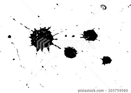 Grunge black water droplet splash textured background (Vector). Use for decoration, aging or old layer Grunge black water droplet splash textured background (Vector). Use for decoration, aging or old layer 103759560