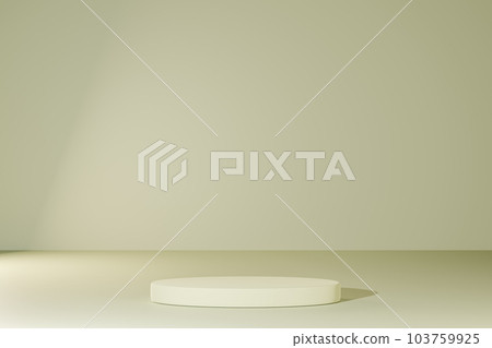 Product placement on green wall with natural shadow background. Boho home room for product platform stage mockup. Studio stage scene display. Soft and creamy pastel aesthetic. 3d illustration Product placement on green wall with natural shadow background. Boho home room for product platform stage mockup. Studio stage scene display. Soft and creamy pastel aesthetic. 3d illustration 103759925