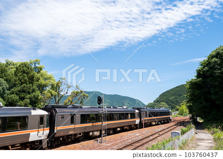 [喜瀨本線] 安石站出發的特急南紀3號 103760437