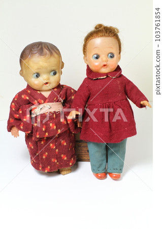 70 years old milk drinking doll 70 years old milk drinking doll 103761854