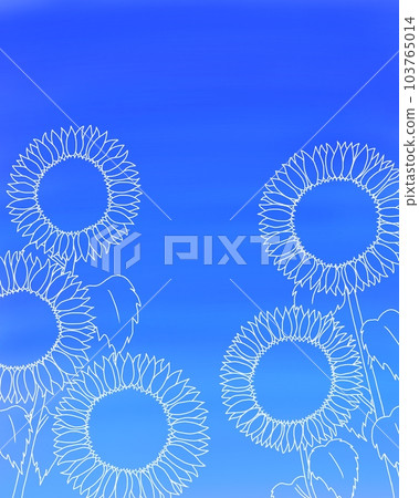 Sky and flowers Sky and flowers 103765014