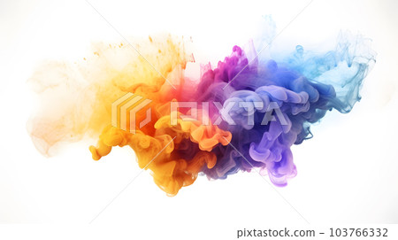Abstract background with rainbow colored smoke exploding (AI generated image) Abstract background with rainbow colored smoke exploding (AI generated image) 103766332