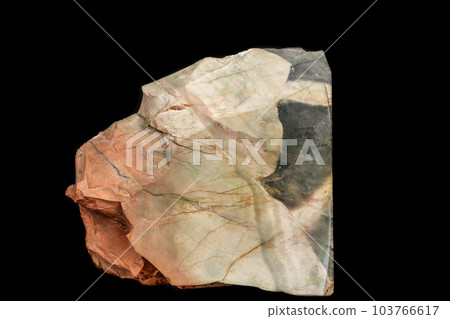 macro stone mineral jasper on black background 103766617