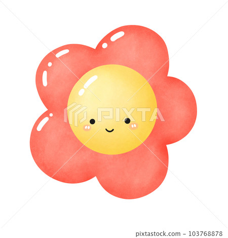 Cute colorful flower 103768878
