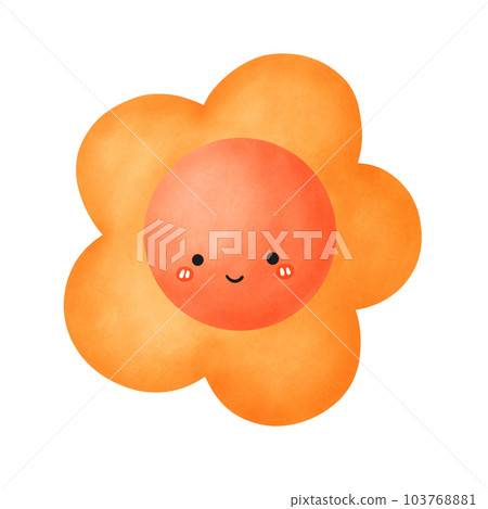 Cute colorful flower 103768881