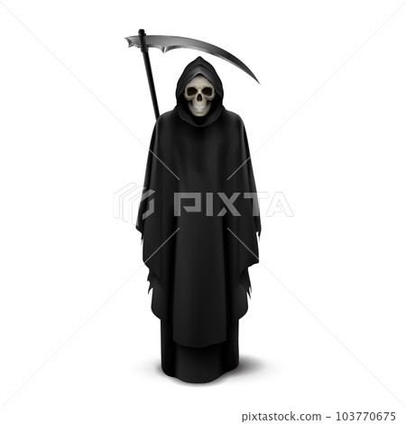 Angel of death on white 103770675
