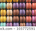 Macaron Colored French Sweets 103772591