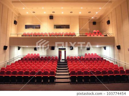 Empty theater red seats Empty theater red seats 103774454