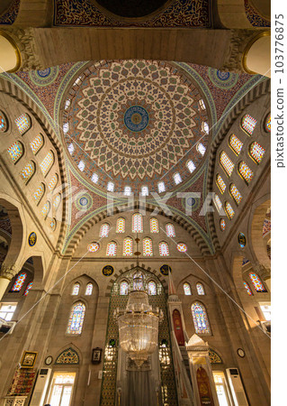 Inside the chapel of the Bruns Mosque in the city of Kayseri, Turkey Inside the chapel of the Bruns Mosque in the city of Kayseri, Turkey 103776875