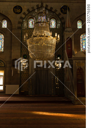Inside the chapel of the Bruns Mosque in the city of Kayseri, Turkey 103776898