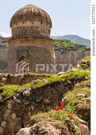 Turkey The mausoleum of Zeiner Bey before moving in Hasankeyf before it was submerged 103777022