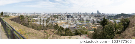 Sendai Castle Ruins (Aoba Castle Ruins) ``View of Sendai'' in Sendai City, Miyagi Prefecture 103777563