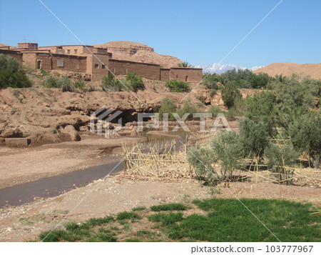 The village of Ait Benhaddou on the Kasbah Road The village of Ait Benhaddou on the Kasbah Road 103777967
