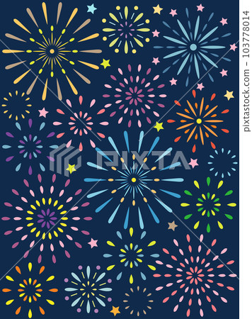 Wallpaper of fireworks in the night sky vertical writing version Wallpaper of fireworks in the night sky vertical writing version 103778014