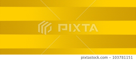 Halftone effect. Gradient from yellow to dark yellow Monochrome colors. 103781151