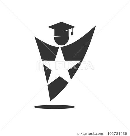 education logo template. Icon Illustration Brand Identity. Isolated and flat illustration. Vector graphic education logo template. Icon Illustration Brand Identity. Isolated and flat illustration. Vector graphic 103781486