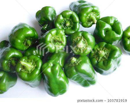 Green Peppers Summer Vegetables Green Peppers Summer Vegetables 103781919