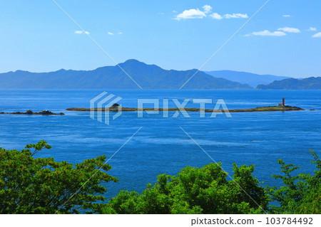 [Ehime Prefecture] The Seto Inland Sea as seen from Osumi Seaside Park 103784492