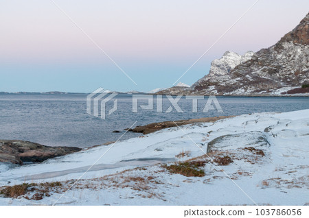 Norwegian winter landscape Norwegian winter landscape 103786056