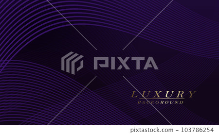 Violet composition with a gradient, silhouette of thin intertwined wavy lines Violet composition with a gradient, silhouette of thin intertwined wavy lines 103786254