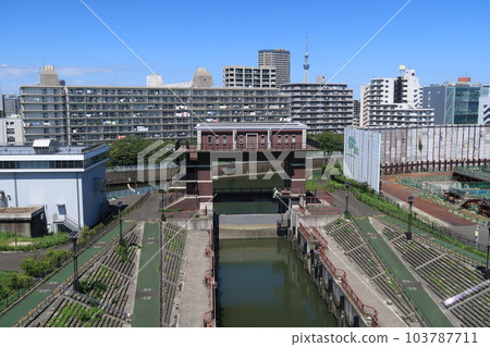 荒川閘門西水門 荒川閘門西水門 103787711