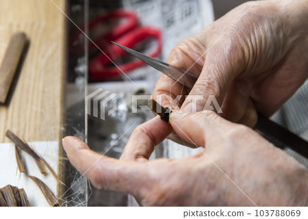 Brush making scenery 103788069