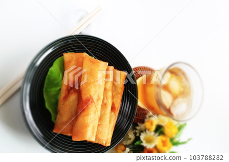 Spring roll dish Spring roll dish 103788282