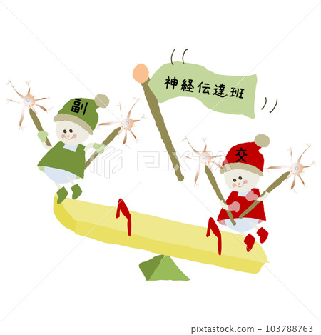 自律神經可愛插畫 103788763