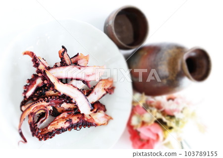 Grilled squid Grilled squid 103789155