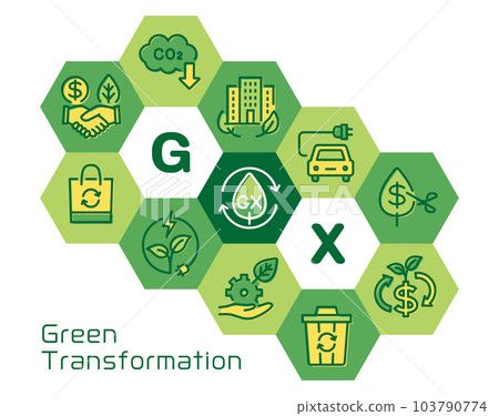 GX（Green Transformation）六角標誌 103790774
