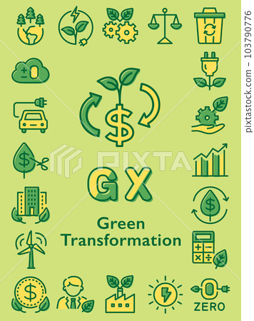 GX(綠色轉型)彩色圖標集 GX(綠色轉型)彩色圖標集 103790776