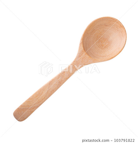wooden spoon isolated on a white background. wooden spoon isolated on a white background. 103791822