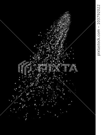 Realistic illustration of water coming out of the shower head 103792022