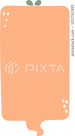 speech bubble balloon icon sticker memo keyword planner text box banner, flat png transparent element design 103792995