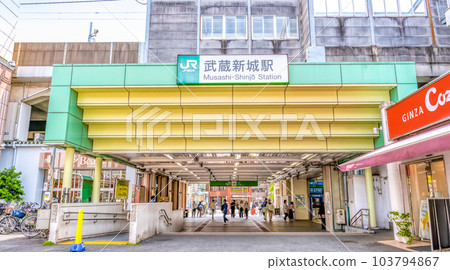 Urban scenery of Kawasaki City Musashi Shinshiro Station Urban scenery of Kawasaki City Musashi Shinshiro Station 103794867