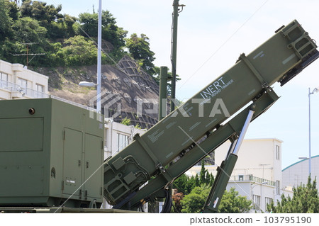 Patriot missile launcher, anti-aircraft missile, Air Self-Defense Force equipment 103795190