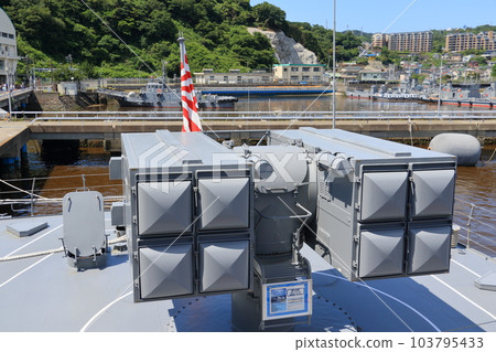 護衛艦艦載導彈發射裝置海麻雀導彈自衛艦護航艦武裝 103795433