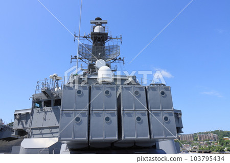 護衛艦艦載導彈發射裝置海麻雀導彈自衛艦護航艦武裝 103795434