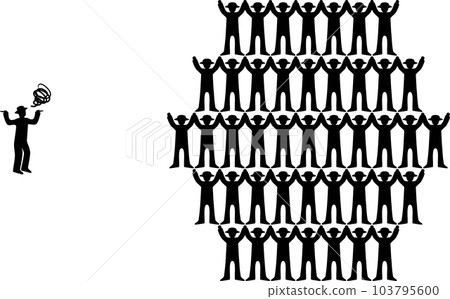 剪影人分為很多和少數 103795600