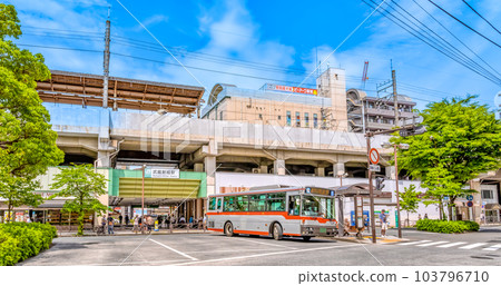 川崎市武藏新城站的都市風光 103796710