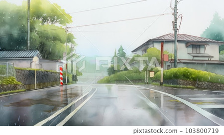 當地多雨城市的道路_2 生成式 AI 103800719
