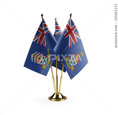 Small national flags of the Cayman Islands on a white background Small national flags of the Cayman Islands on a white background 103801215