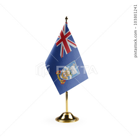 Small national flag of the Falkland Islands on a white background Small national flag of the Falkland Islands on a white background 103801241