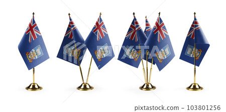 Small national flags of the Falkland Islands on a white background Small national flags of the Falkland Islands on a white background 103801256