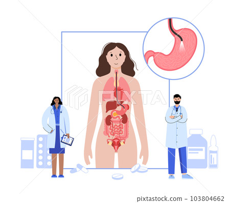 Gastroscopy endoscopy procedure 103804662